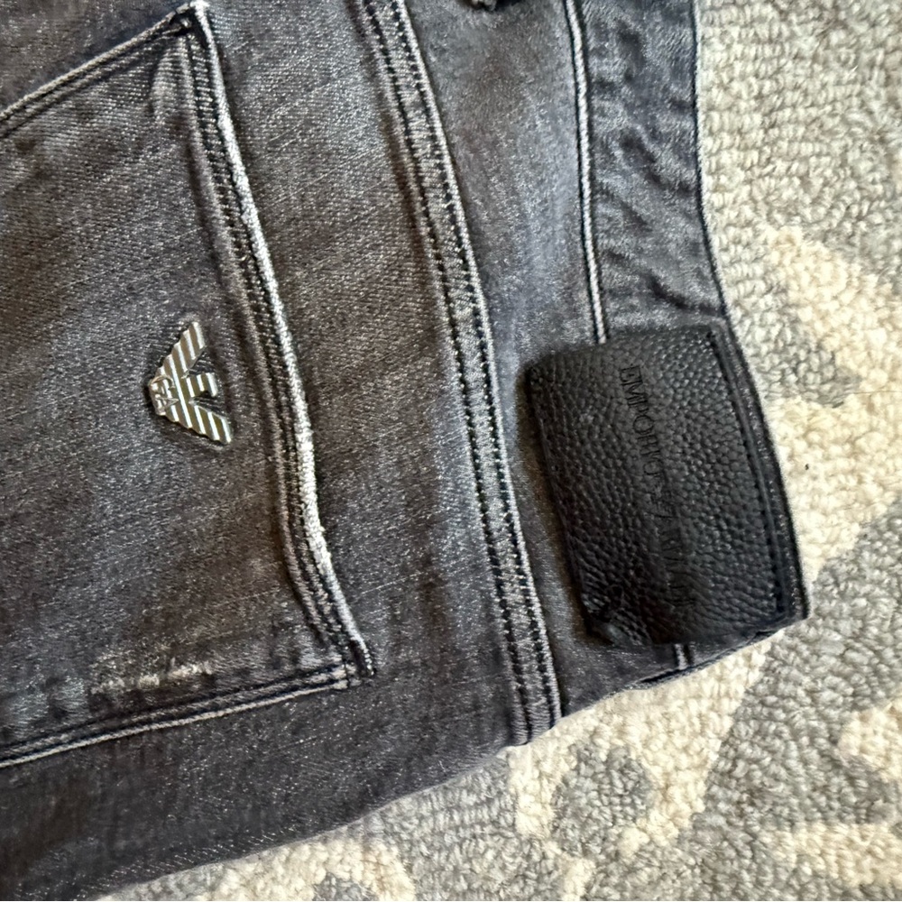 Emporio Armani Charcoal Denim